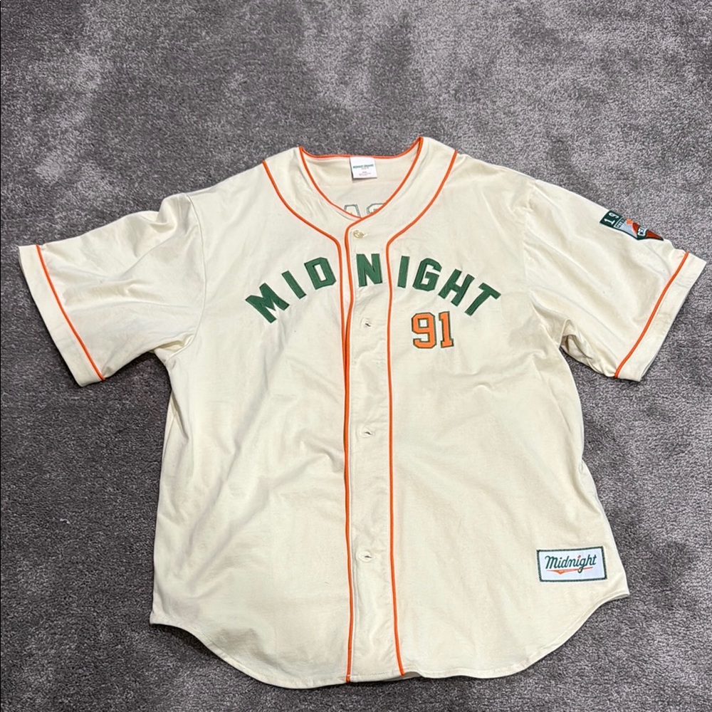 Larry June Midnight Organic Vintage Baseball Jersey
